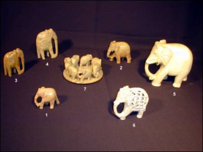 Soapstone Elephants