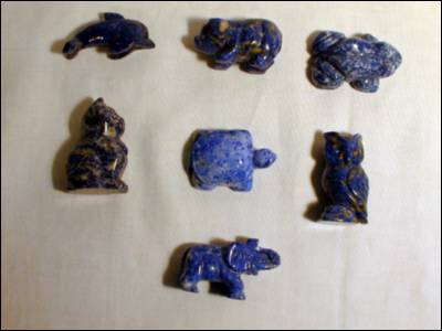 Lapis Lazuli Carvings