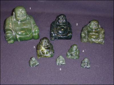 Nephrite Jade Buddhas