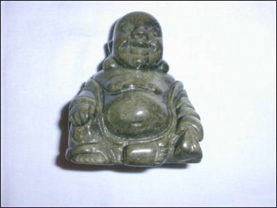 Satin Obsidian Buddha
