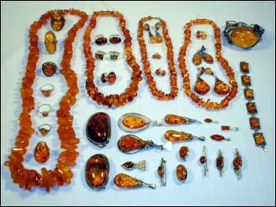 Amber and Sterling Silver Jewellery