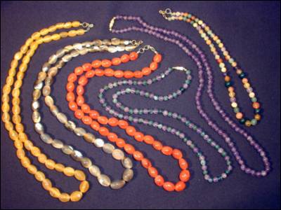 Gemstone Chunky and Bead Necklaces