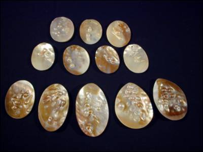 Cultured Blister Pearls